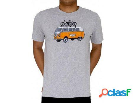 Camiseta CYCOLOGY Road Trip (gris - XL)