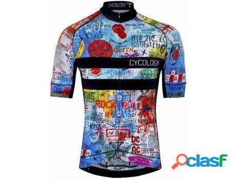 Camiseta CYCOLOGY Rock N Roll Cycling Jersey (Multicolor -
