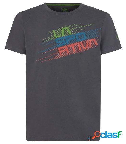 Camiseta La Sportiva Stipe Evo Hombre Carbon Kale S