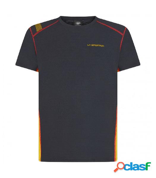 Camiseta La Sportiva Synth T-Shirt M Hombre Black Yellow L