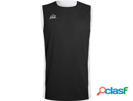 Camiseta Reversible ACERBIS Larry Sin Manga (M - Negro,