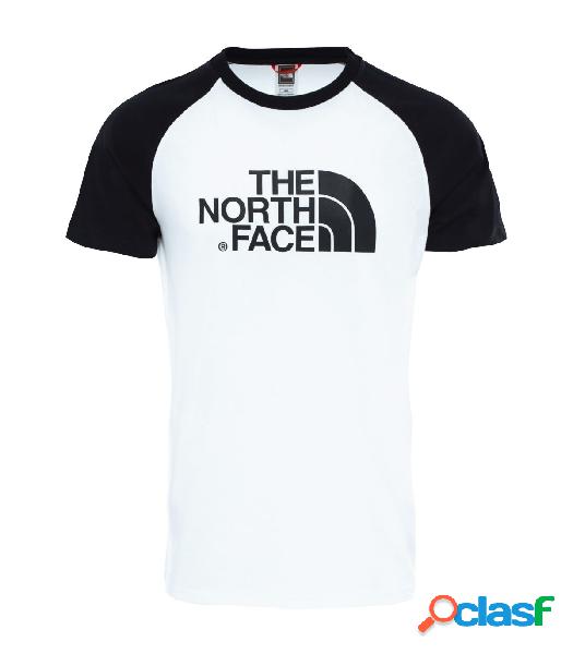 Camiseta The North Face Raglan Easy Tee Hombre White Black