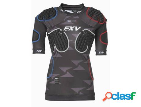 Camiseta de Deporte Acolchada FORCE XV Egide Negro (XL)
