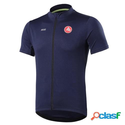 Camiseta de ciclismo de secado rápido de manga corta para