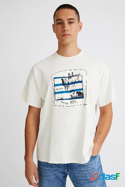 Camiseta manga corta parche