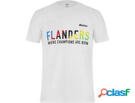 Camiseta para Hombre SANTINI Tour Of Flanders 2021 Where