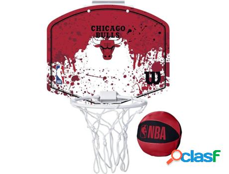 Canasta de Baloncesto WILSON Mini NBA Chicago Bulls Rojo