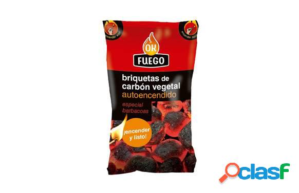 Carbón Vegetal Autoencendido Ok Fuego 1.5Kg