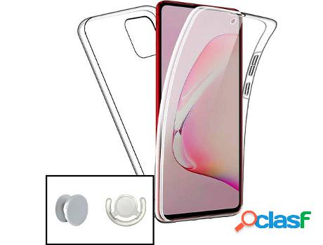 Carcasa + GripHolder + Soporte Blanco Oppo F19 Pro+ 5G