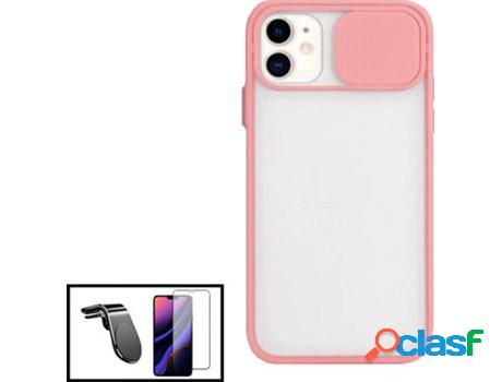Carcasa + Protector + Soporte L Safe Driving iphone 11