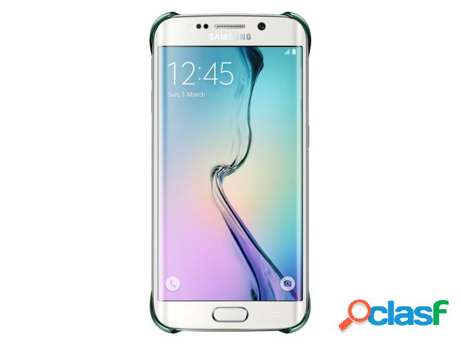 Carcasa SAMSUNG Galaxy S6 Edge Clear View Verde
