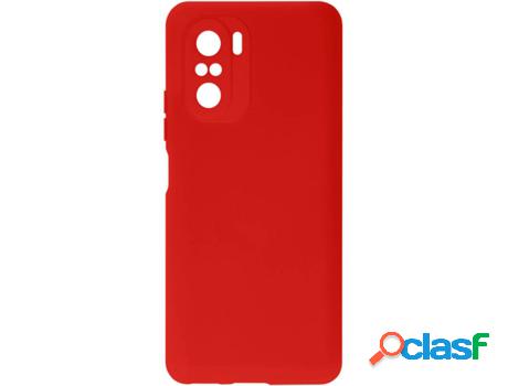Carcasa Xiaomi Mi 11i AVIZAR Soft touch Rojo