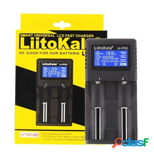 Cargador de batería inteligente LIITOKALA LII-PD2 para