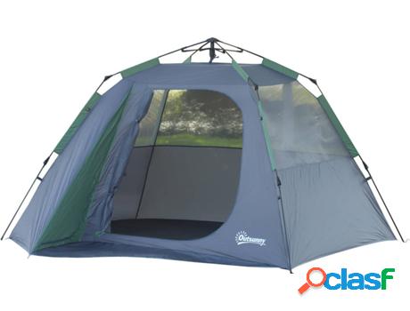 Carpa OUTSUNNY Camping Azul (270x250x160cm)
