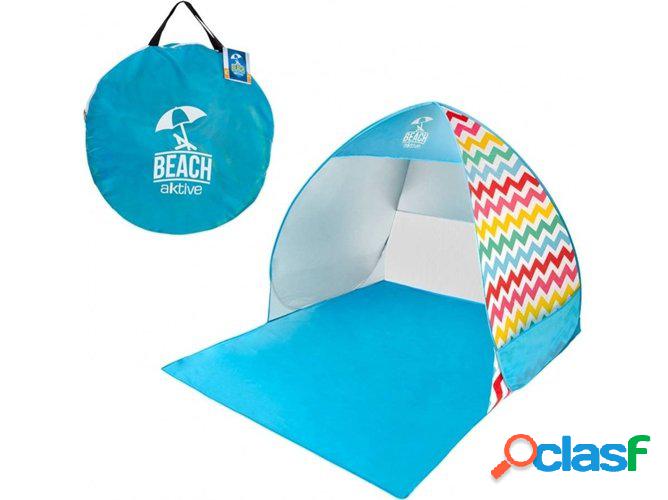 Carpa de Playa AKTIVE 62164 Multicolor (160x140x110cm)