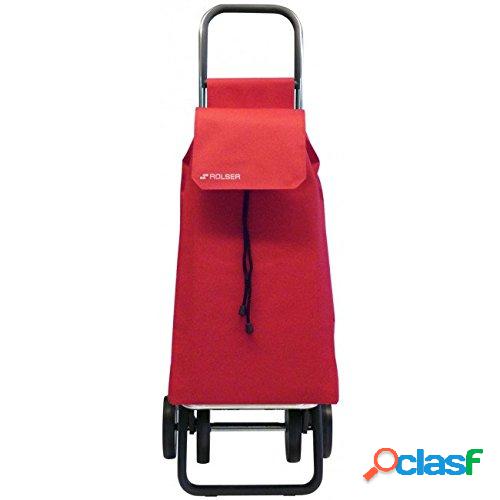 Carro de compra Rolser Saquet 4 ruedas Rojo 39x31x105cm