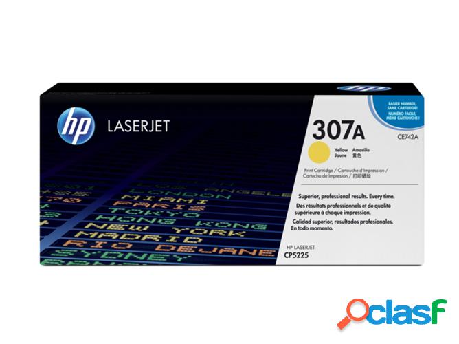 Cartucho de tóner original LaserJet HP 307A amarillo para