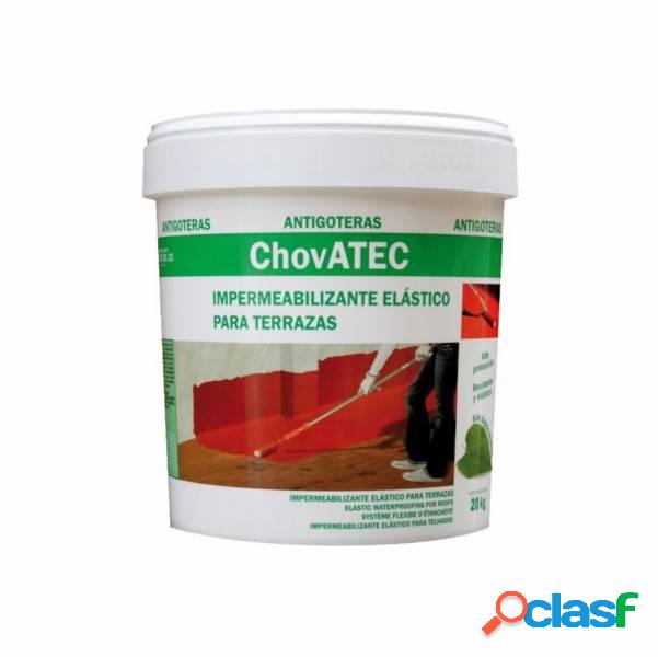 Caucho Impermeabilizante Liquido Terrazas 5 Kg Rojo Chovatec