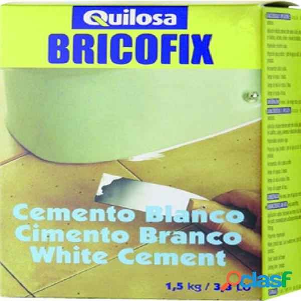 Cemento blanco Bricofix 1,5kg.