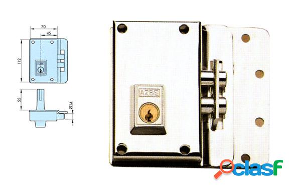 Cerradura Azbe Con 2 Bulones 10 0/ 70D HN