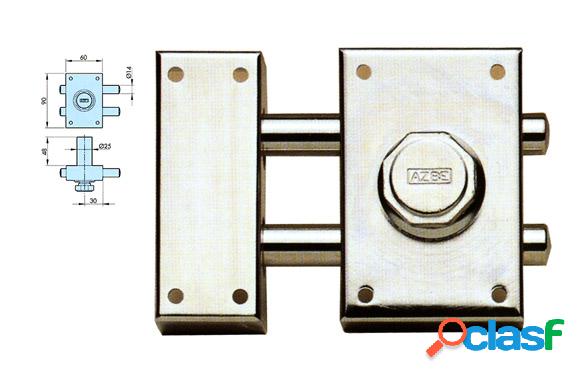 Cerrojo Azbe bulones con botón 16/60 HN