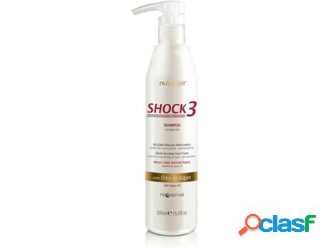 Champú Líquido NUTRAHAIR Shock3 Pro Repair (500 ml)