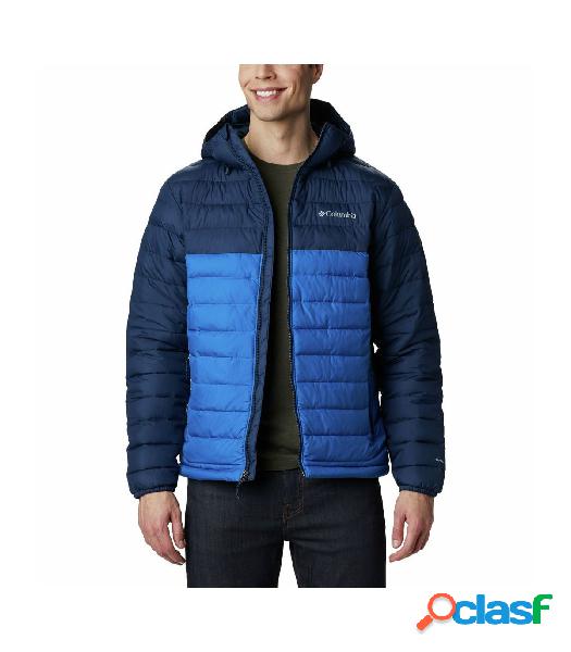 Chaqueta Columbia Powder Lite Hooded Hombre Bright Indigo XL