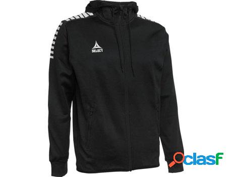 Chaqueta Sweatshirt SELECT Monaco con Capucha (XL - Negro)