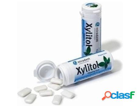 Chicles Xylitol Sabor Menta MIRADENT (30 Unidades)