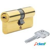 Cilindro D66 Doble Embrague Laton Llave Puntos 30-40