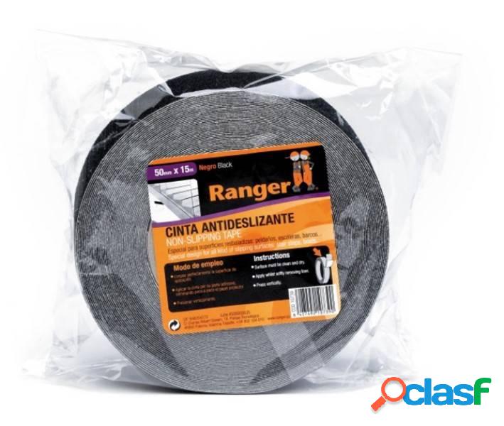 Cinta Antideslizante Adhesivo 50Mmx15Mt Negro Ranger