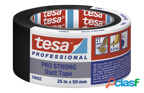 Cinta americana Tesa Tape Pro Extra Power 25mx50mm Negra