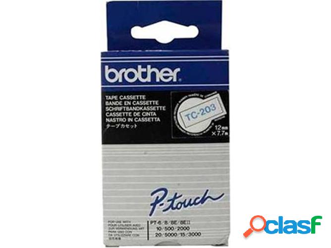 Cinta de Etiquetas BROTHER TC203