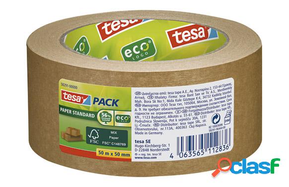 Cinta de embalar de papel ecológico Tesa Tape 50mx50mm