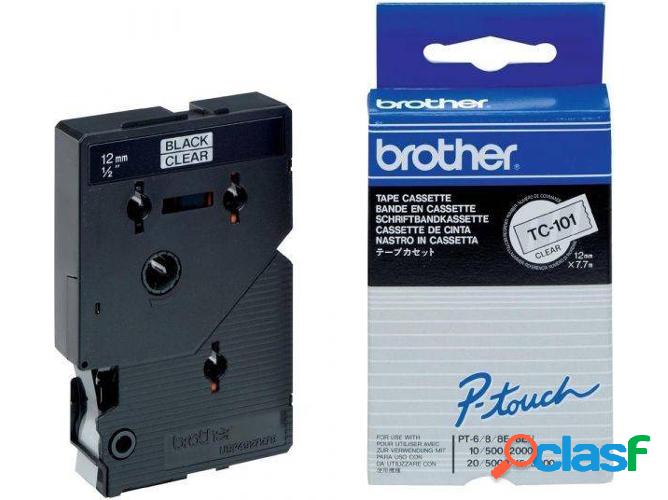 Cinta de etiquetas BROTHER TC101