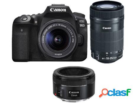 Cámara Reflex CANON EOS 90D + Objectivo EF-S 18-55MM