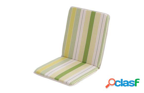 Cojín silla y respaldo con rayas en color Crudo 94x48x4cm