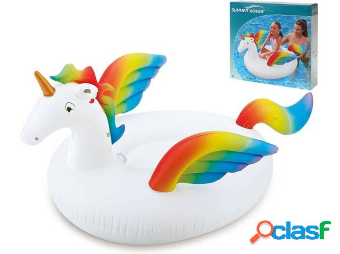 Colchoneta DISFRAZZES Unicornio Hinchable (123 x 100 cm -