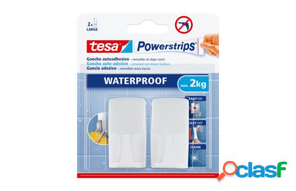 Colgador Powerstrips Waterproof rectangular Tesa