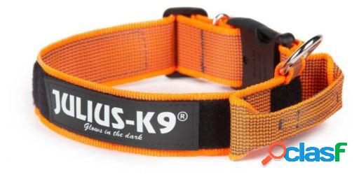 Collar Color & Gray con Asa Naranja 49-70cm x 5mm Julius K9