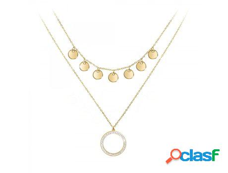 Collar SC_BOHEME (Acero - Dorado - 39cm)