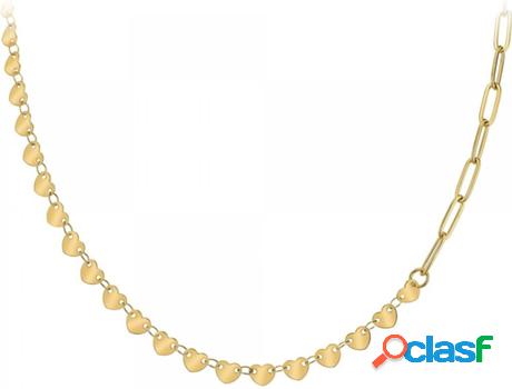 Collar SC_BOHEME (Acero - Dorado - 41cm)