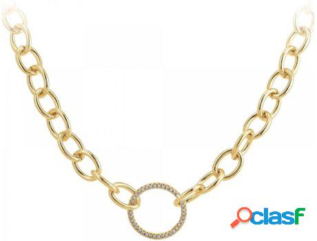 Collar SC_BOHEME Cristales (bañado a rodio - Dorado - 39cm)