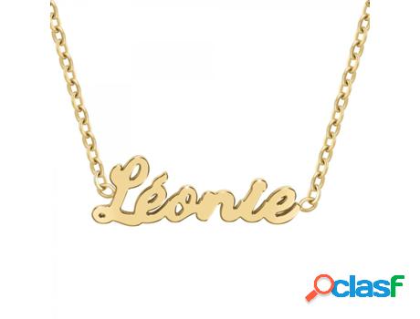 Collar SC_CRYSTAL Léonie (Acero - Dorado - 40cm)