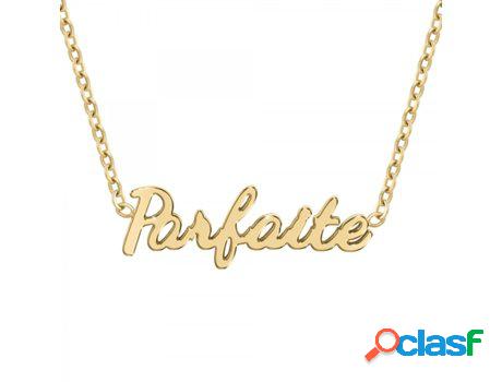 Collar SC_CRYSTAL Parfaite (Acero - Dorado - 40cm)