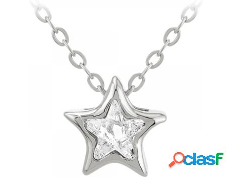 Collar SC_CRYSTAL Zirconia (bañado a rodio - 40cm)