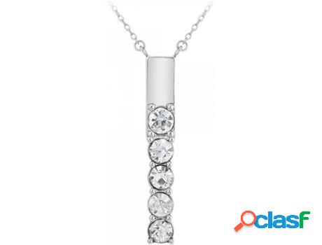 Collar SC_CRYSTAL Zirconia (bañado a rodio - 41cm)