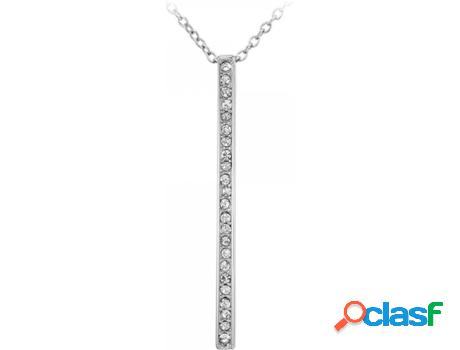 Collar SC_CRYSTAL Zirconia (bañado a rodio - 41cm)