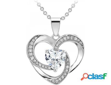 Collar SC_CRYSTAL Zirconia (bañado a rodio - 43cm)