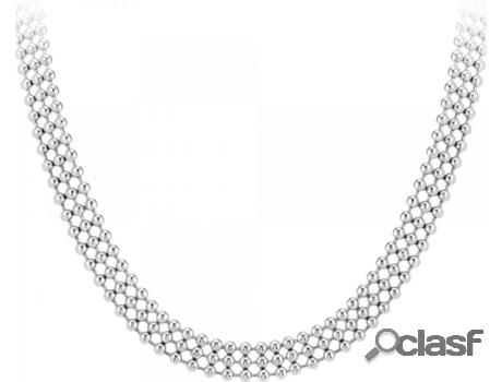 Collar SC_CRYSTAL (bañado a rodio - 33cm)